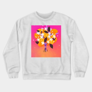 Summer perfect bright lemon bouquet, version 3 Crewneck Sweatshirt